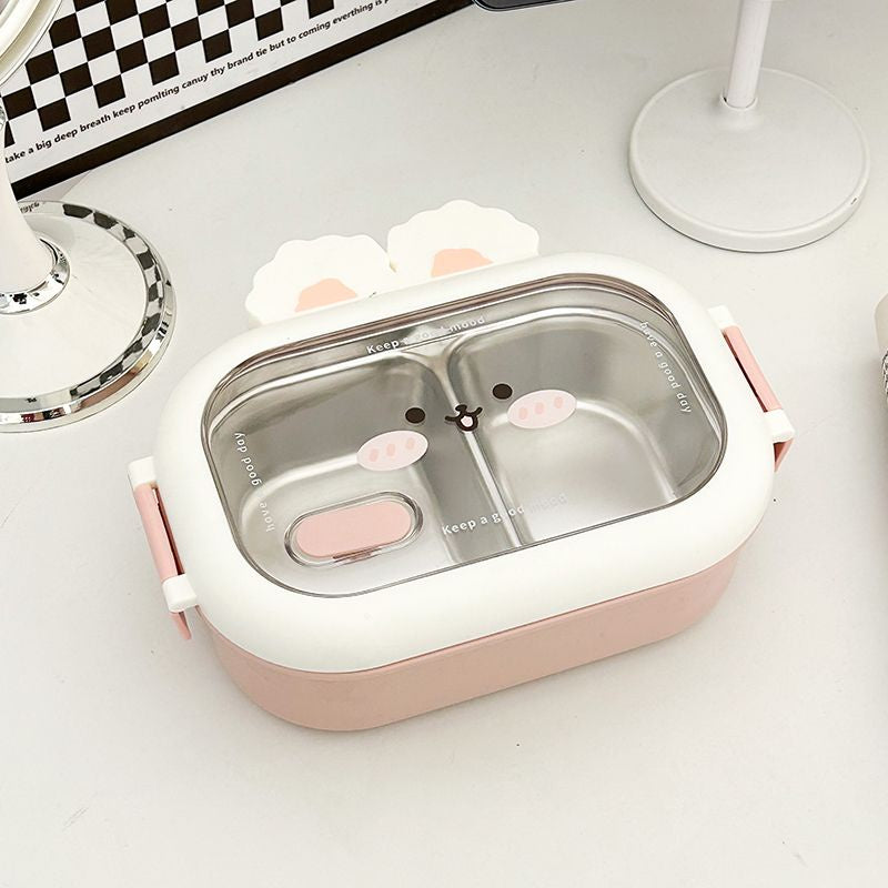 Stainless Steel Children Rabbit Bento Lunch Box