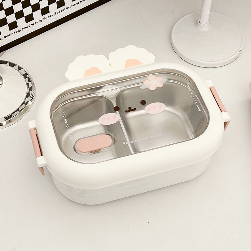 Stainless Steel Children Rabbit Bento Lunch Box